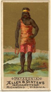 Patagonia, from the Natives in Costume series (N16) for Allen & Ginter Cigarettes Brands MET DP834844
