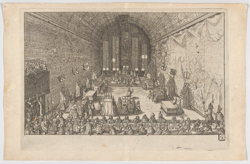 Plate G- Election and Coronation of Emperor Maximilian II MET DP855320