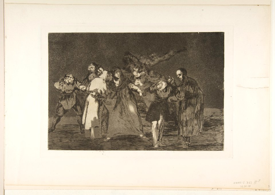 Plate 16 from the 'Disparates'- Wounds heal quicker than hasty words MET DP817772