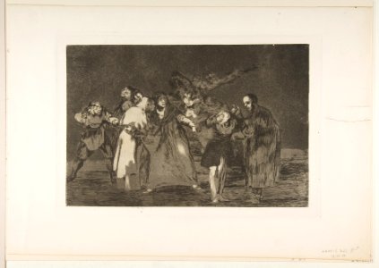 Plate 16 from the 'Disparates'- Wounds heal quicker than hasty words MET DP817772