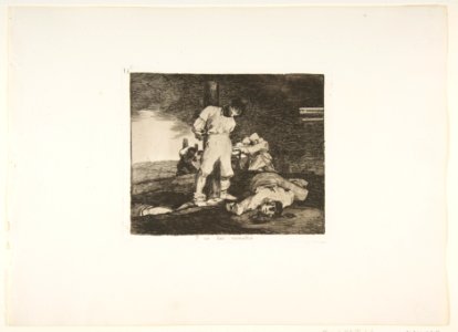 Plate 15 from "The Disasters of War' (Los Desastres de la Guerra)-And there is nothing to be done (Y no hai remedio) MET DP817285