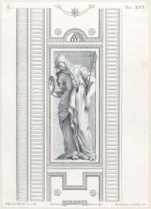 Plate 16- mythological figure holding a mirror Met DP885419