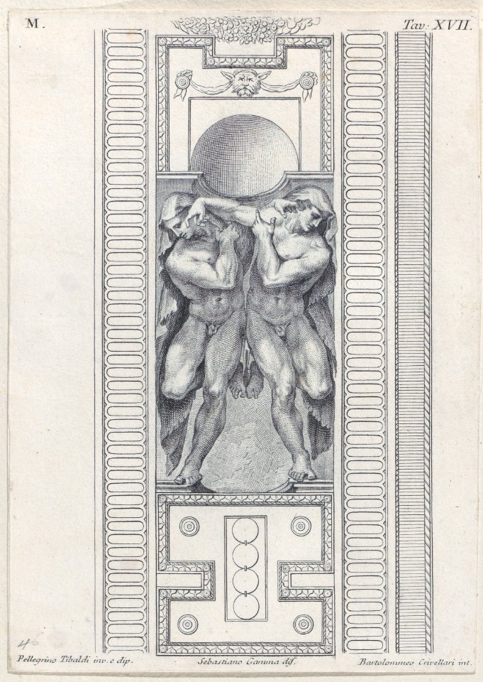 Plate 17- two nude figures wearing veils Met DP885423