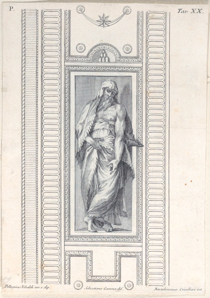 Plate 20- bearded figure, half clothed Met DP885421