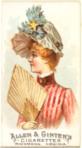 Plate 18, from the Fans of the Period series (N7) for Allen & Ginter Cigarettes Brands MET DP830147