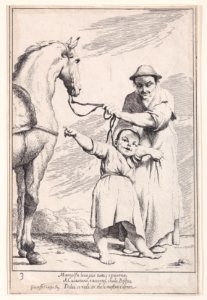 Plate 17- Marcolfa shows Cacasenno a horse Met DP889611