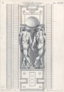 Plate 18- two nude figures wearing veils, seen from behind Met DP885424