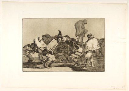 Plate 14 from the 'Disparates'- Carnival Folly MET DP817479