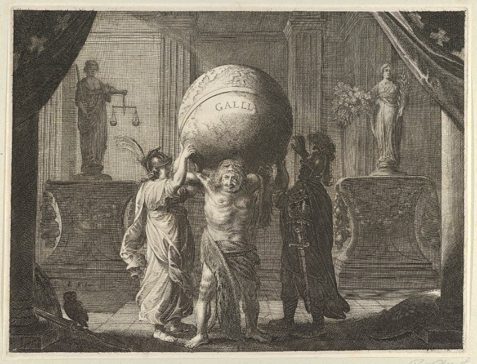 Plate 13- Allegory on the Discord in France, from Caspar Barlaeus, "Medicea Hospes" MET DP855434