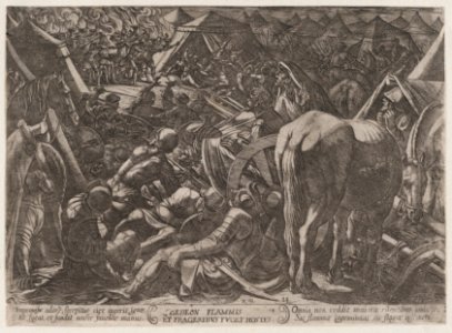 Plate 14- Gideon Terrorizing the Enemy Camp, from 'The Battles of the Old Testament' MET DP863698