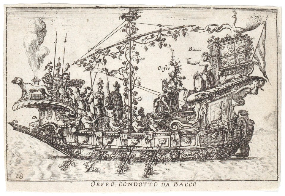 Plate 18- Orpheus led by Bacchus (Orfeo condotto da Bacco) Met DP885818