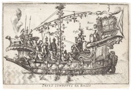 Plate 18- Orpheus led by Bacchus (Orfeo condotto da Bacco) Met DP885818
