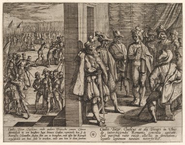 Plate 18- Secret Meeting of Civilis with Other Leaders from Trier, from The War of the Romans Against the Batavians (Romanorvm et Batavorvm societas) MET DP862871