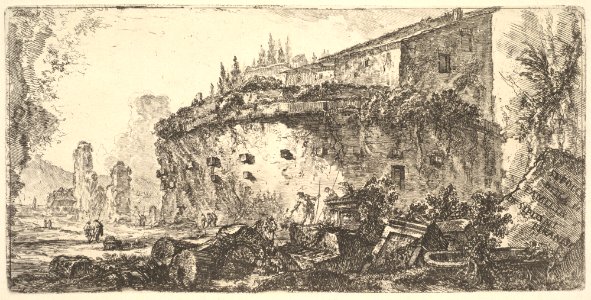 Plate 18- The Tomb of the Scipios (Sepolcro della famiglia de' Scipioni) MET DP828179