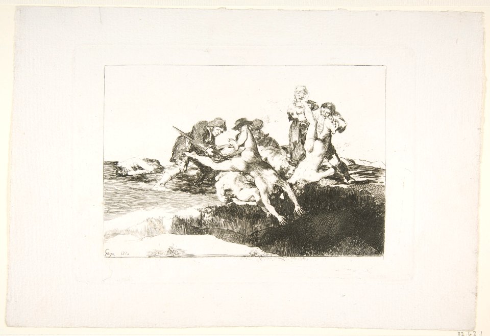 Plate 27 from 'The Disasters of War' (Los Desastres de la Guerra)-'Charity' (Caridad) MET DP817372