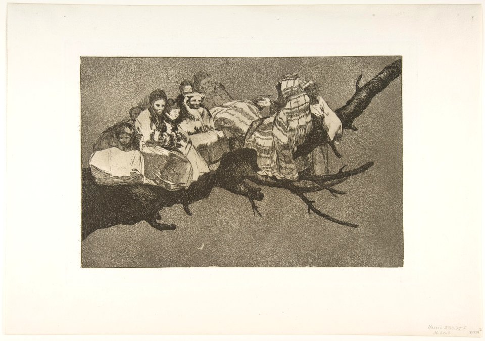 Plate 3 from the 'Disparates'- Ridiculous Folly MET DP817487