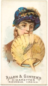 Plate 29, from the Fans of the Period series (N7) for Allen & Ginter Cigarettes Brands MET DP830158