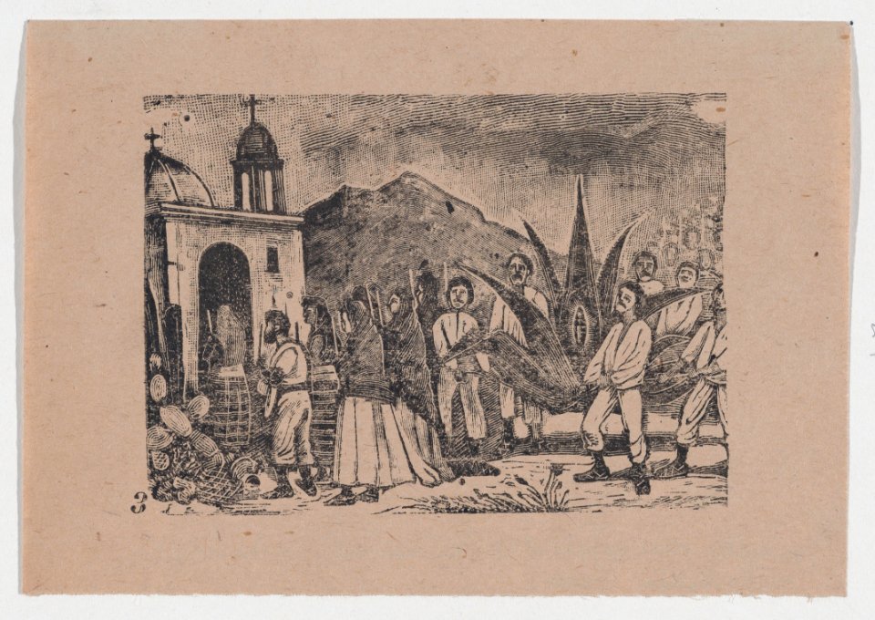 Plate 3- miracle that took place in the hacienda of the Lecheria MET DP867991