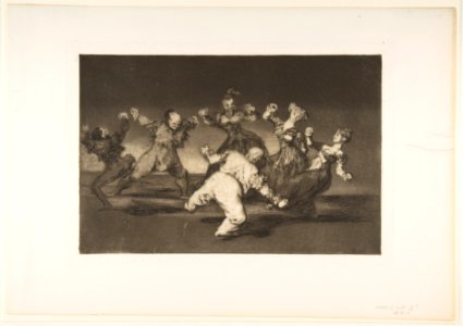 Plate 12 from the 'Disparates'- If Marion will dance, then she has to take the consequences MET DP817505