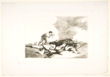 Plate 12 from "The Disasters of War' (Los Desastres de la Guerra)-This is what you were born for (Para eso habeis nacido) MET DP817293