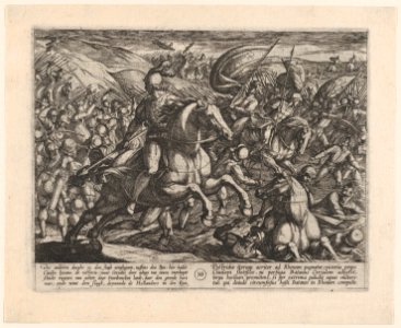 Plate 30- Cerialis Driving the Dutch into the Rhine, from The War of the Romans Against the Batavians MET DP862859