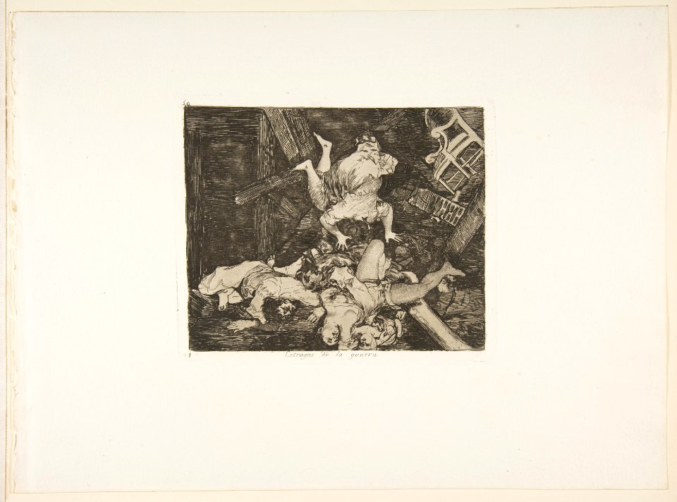 Plate 30 from 'The Disasters of War' (Los Desastres de la Guerra)-'Ravages of war' (Estragos de la guerra) MET DP817373