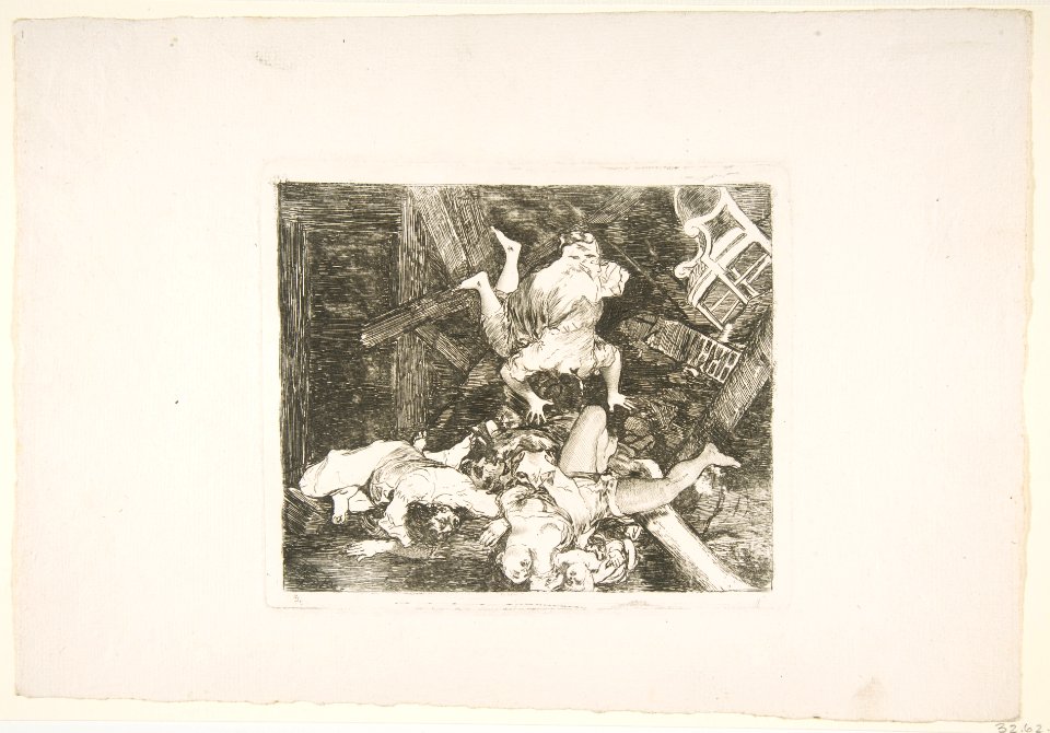 Plate 30 from 'The Disasters of War' (Los Desastres de la Guerra)- ' Ravages of War' (Estragos de la guerra) MET DP817374