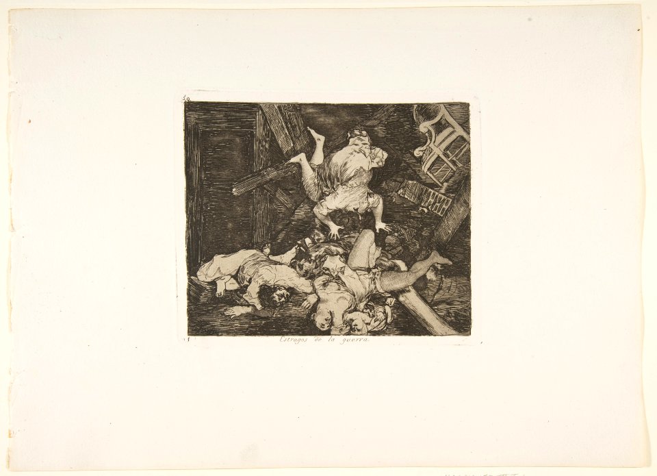 Plate 30 from 'The Disasters of War' (Los Desastres de la Guerra)-'Ravages of war' (Estragos de la guerra) MET DP817367