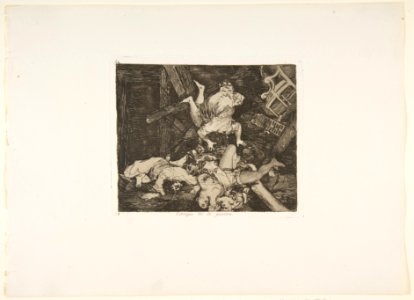 Plate 30 from 'The Disasters of War' (Los Desastres de la Guerra)-'Ravages of war' (Estragos de la guerra) MET DP817367