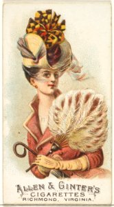 Plate 26, from the Fans of the Period series (N7) for Allen & Ginter Cigarettes Brands MET DP830155