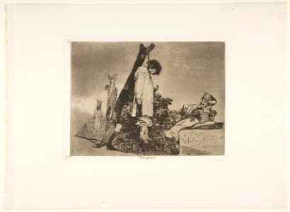 Plate 36 from 'The Disasters of War' (Los Desastres de La Guerra)- 'Not -in this case- either' (Tampoco) MET DP817379