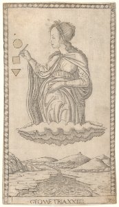 Plate 24- Geometria XXIIII, from E-Series Tarocchi Cards MET DP869287