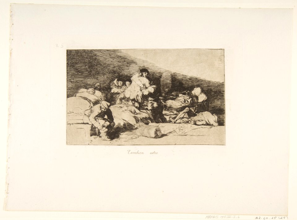 Plate 25 from 'The Disasters of War' (Los Desastres de la Guerra)-'These too. (Tambien estos.) MET DP817364