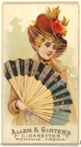 Plate 33, from the Fans of the Period series (N7) for Allen & Ginter Cigarettes Brands MET DP830197