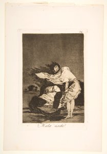 Plate 36 from 'Los Caprichos- A bad night (Mala noche.) MET DP816981