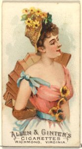 Plate 31, from the Fans of the Period series (N7) for Allen & Ginter Cigarettes Brands MET DP830195