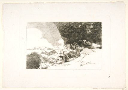 Plate 23 from 'The Disasters of War' (Los Desastres de la Guerra)- 'The Same Elsewhere' (Lo mismo en otras partes) MET DP817375