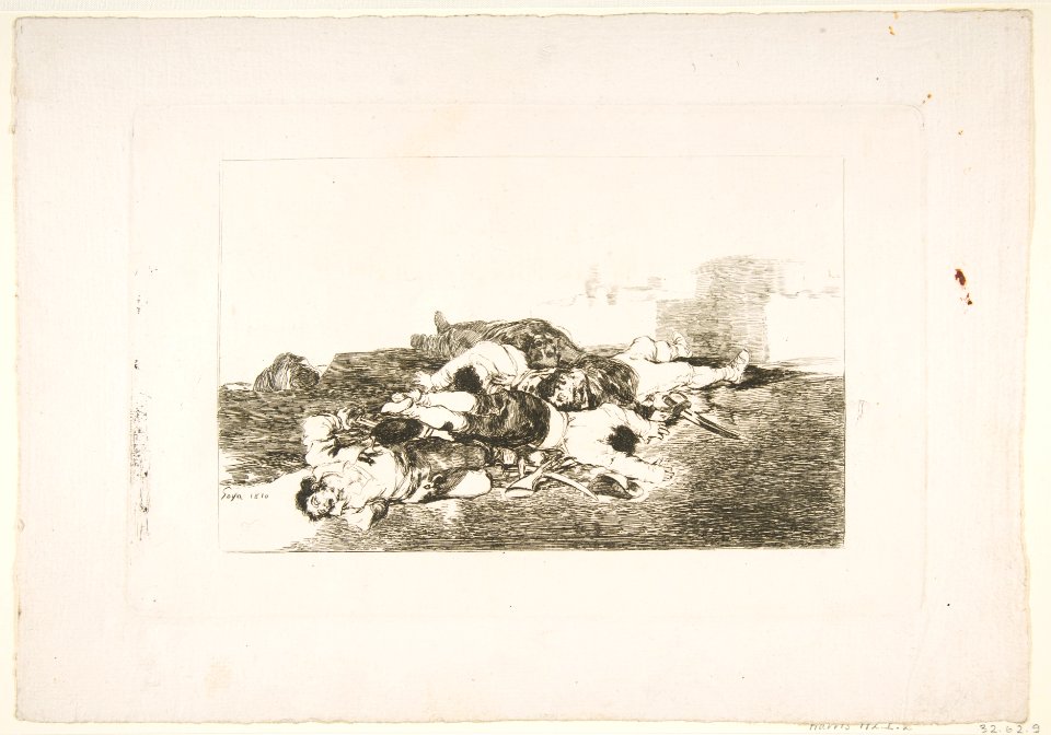 Plate 22 from 'The Disasters of War' (Los Desastres de la Guerra)- 'Even worse.' (Tanto y mas) MET DP817309
