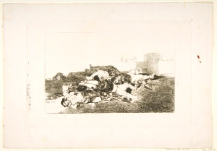 Plate 22 from 'The Disasters of War' (Los Desastres de la Guerra)- 'Even worse.' (Tanto y mas) MET DP817309