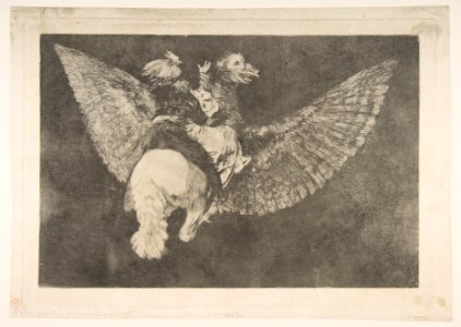 Plate 5 from the 'Disparates'- Flying Folly MET DP817503