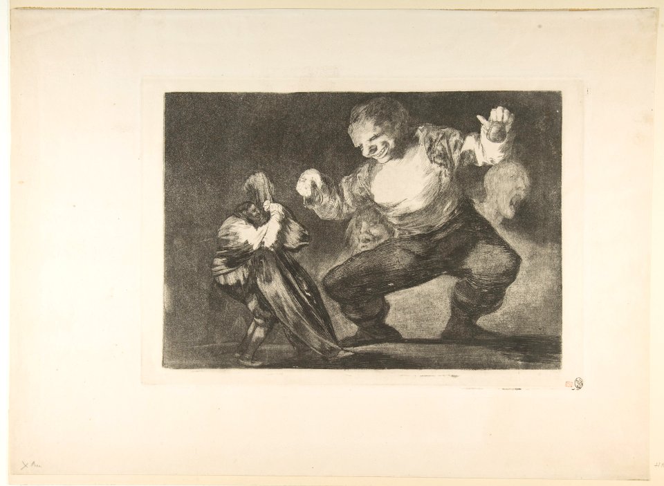 Plate 4 from the 'Disparates'- Simpleton MET DP817506