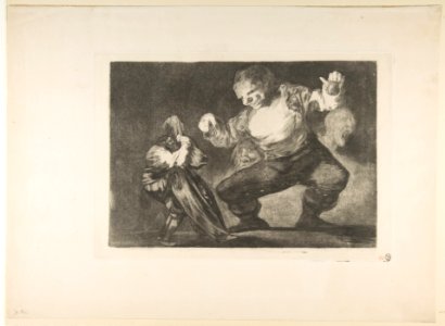 Plate 4 from the 'Disparates'- Simpleton MET DP817506