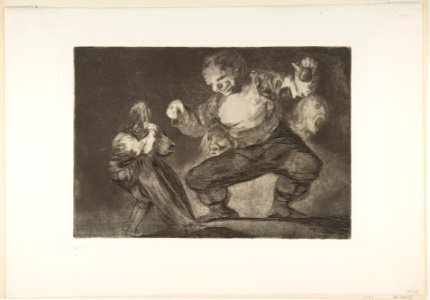 Plate 4 from the 'Disparates'- Simpleton MET DP817488