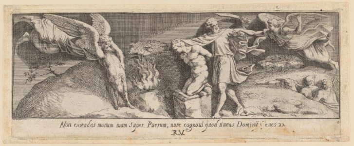 Plate 4- The Sacrifice of Abraham Met DP886730