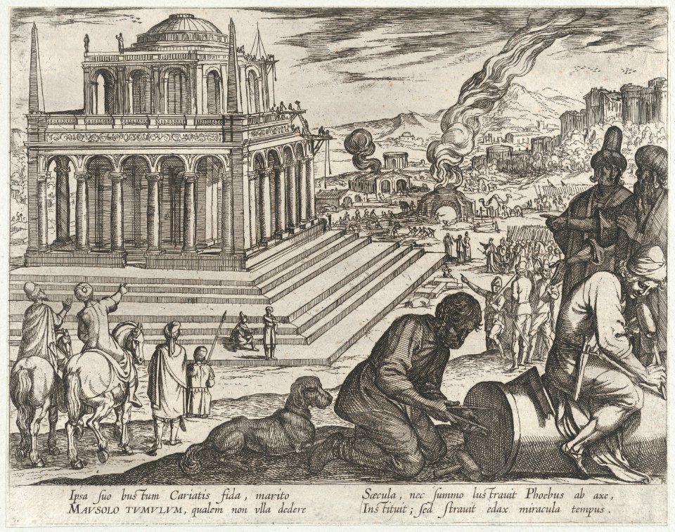 Plate 5- The Tomb of Mausolus, from 'The Seven Wonders of The World' MET DP875697
