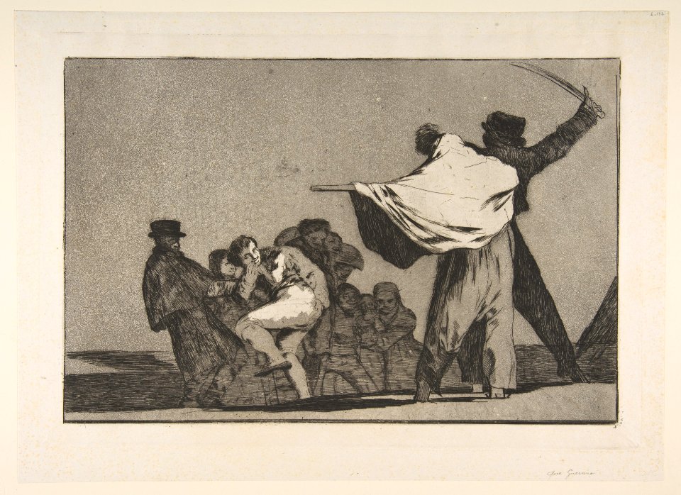 Plate A from the 'Disparates'-Well-Known Folly MET DP817492