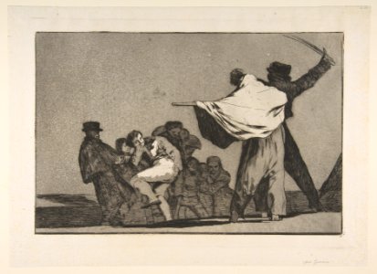 Plate A from the 'Disparates'-Well-Known Folly MET DP817492