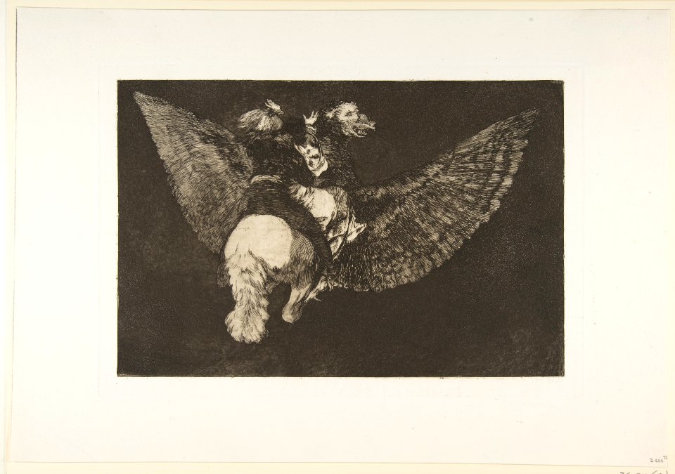 Plate 5 from the 'Disparates'- Flying Folly MET DP817764