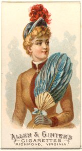 Plate 47, from the Fans of the Period series (N7) for Allen & Ginter Cigarettes Brands MET DP830211