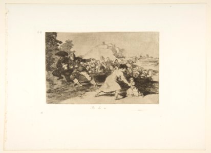 Plate 44 from 'The Disasters of War' (Los Desastres de la Guerra)- 'I saw it' (Yo lo vi.) MET DP817399